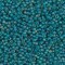 Miyuki 11 Round Seed Bead, 11-2405FR, Matte Transparent Teal AB, 13 grams